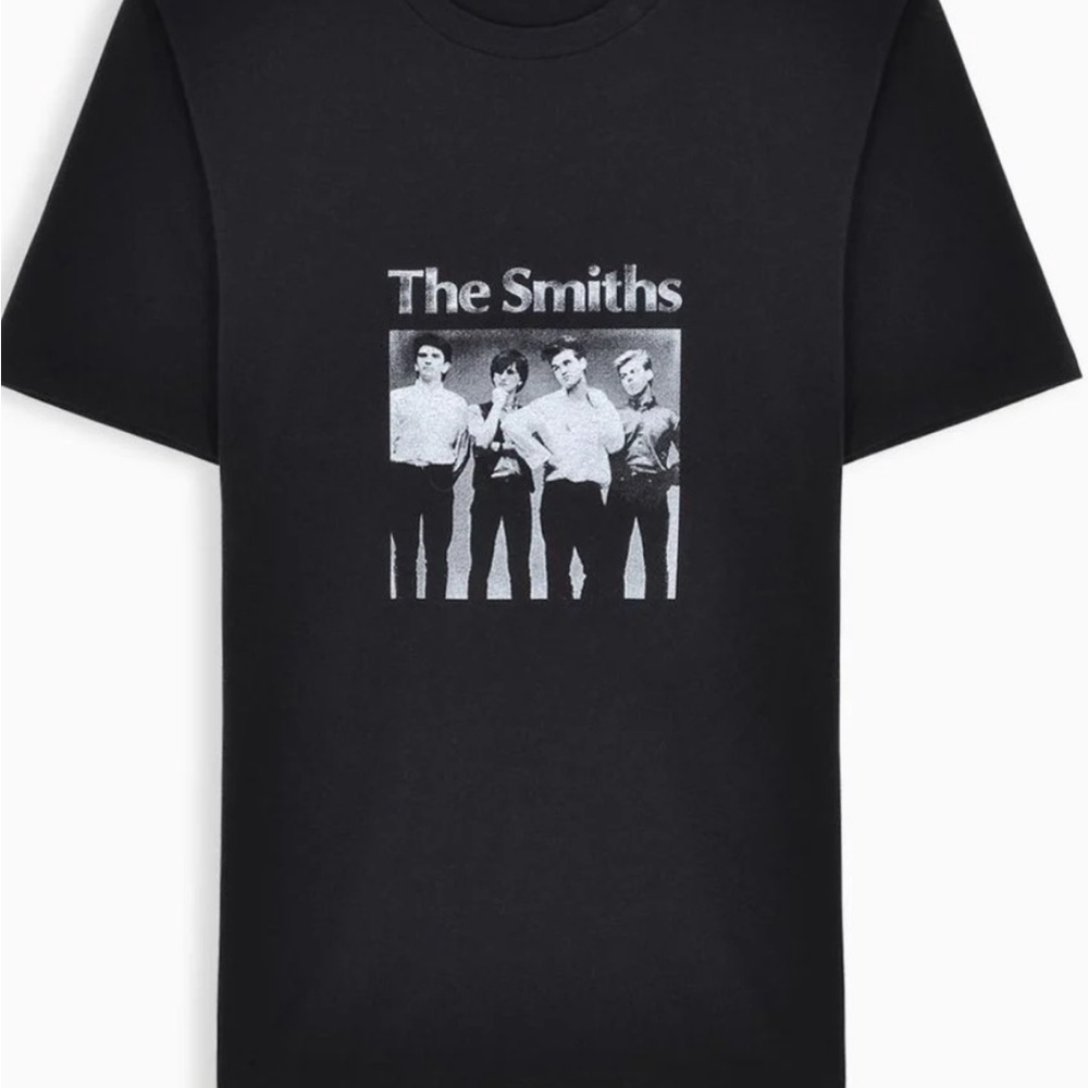 Saint Laurent Black Band Graphic Tee